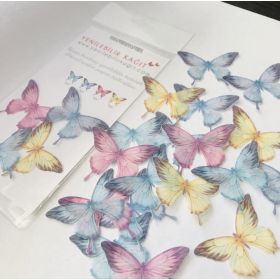Yenilebilir Kağıt Hazır Kesilmiş Kelebekler (Model 11)