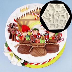 Yeni Yıl Temalı Silikon Kalıp