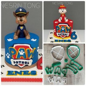 Paw Patrol Logo Kalıp