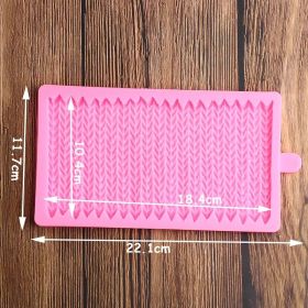 İnce Örgü Doku Silikon Kalıp