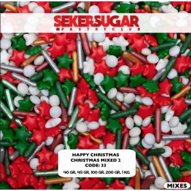 Yeni Yıl Temalı Sprinkles