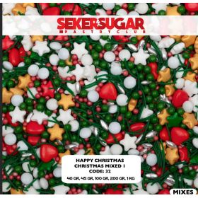 Yeni Yıl Temalı Sprinkles