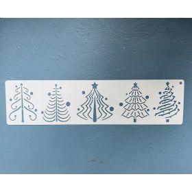 Çam Ağaçları Stencil