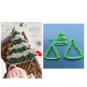 Çam Ağacı Kurabiye Kalıbı