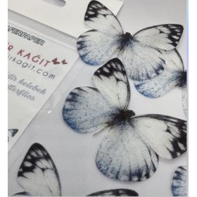 Yenilebilir Kağıt Hazır Kesilmiş Kelebekler (Model 16)