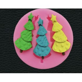 Mini Çam Ağaçları Silikon Kalıp