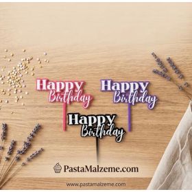 Happy Birthday Pasta Süsü