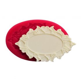 Oval Çerçeve Silikon Kalıp